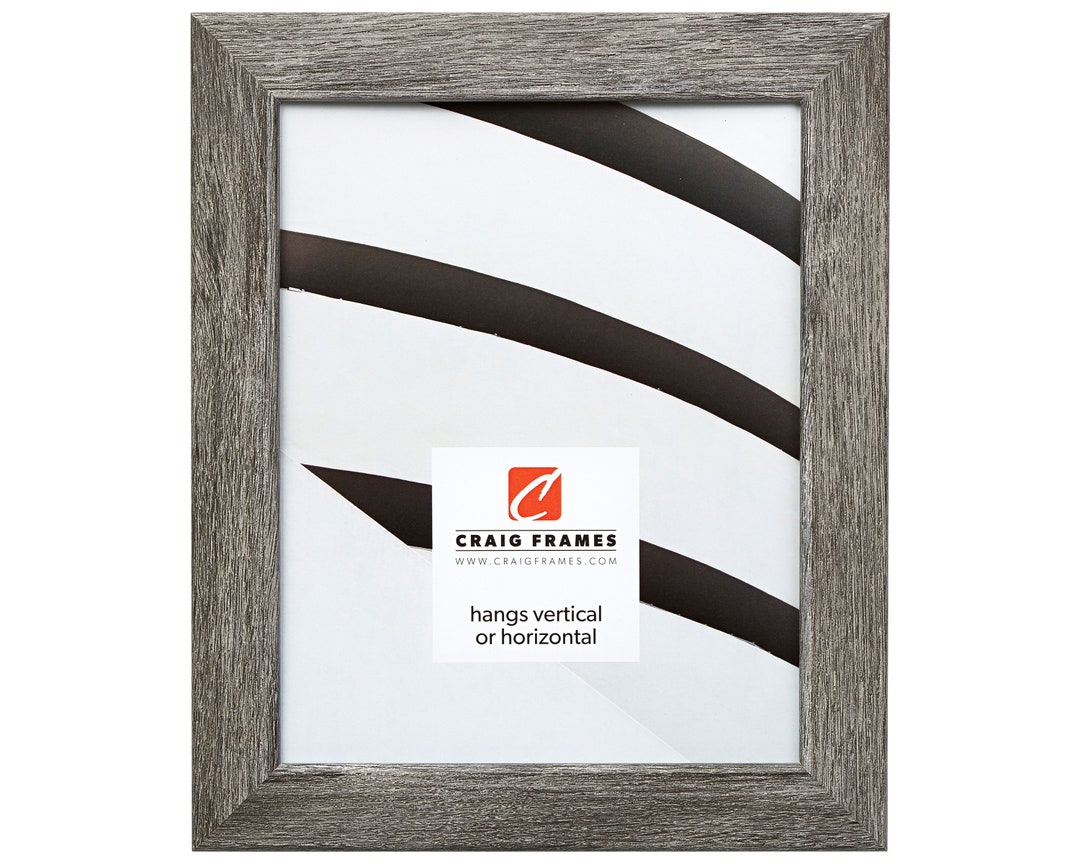Bauhaus, Gray Barnwood Picture Frame, 11x14 Inch, 1.25 Wide FM26GRY1114
