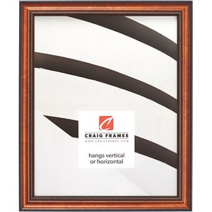 CustomPictureFrames.com 16x24 Frame Black Real Wood Picture Frame Width 1.5  inches