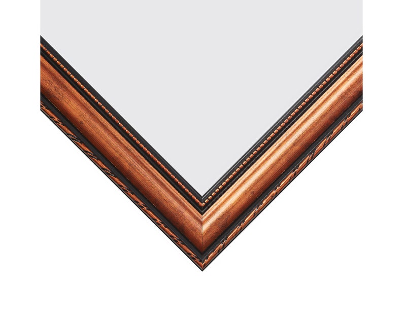 Ornate Copper Picture Frame Victoria 1.375 Wide Craig Frames Copper and Black Frames Traditional Decor 83589050 35 Common Sizes