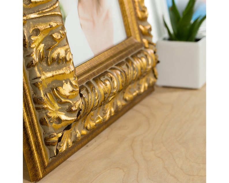 8080 Antique Gold Baroque Picture Frame Craig Frames Barroco 35 Common Sizes 3.5 Wide