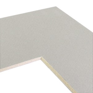 Craig Frames B535 Pre-cut Mat Board, Various Sizes, Gray