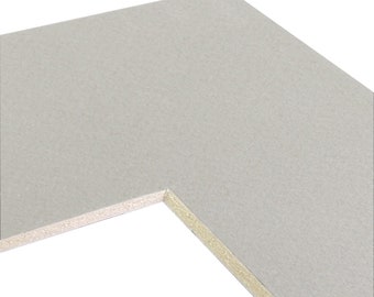 Craig Frames B535 Pre-cut Mat Board, Various Sizes, Gray