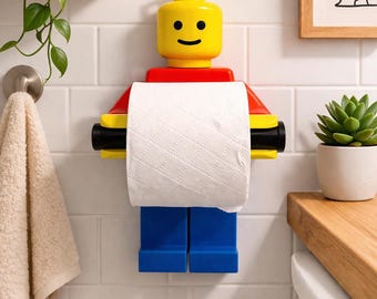 Toilettenpapierhalter „Kleiner Mann“ – Original 3D-gedruckter Badezimmerständer