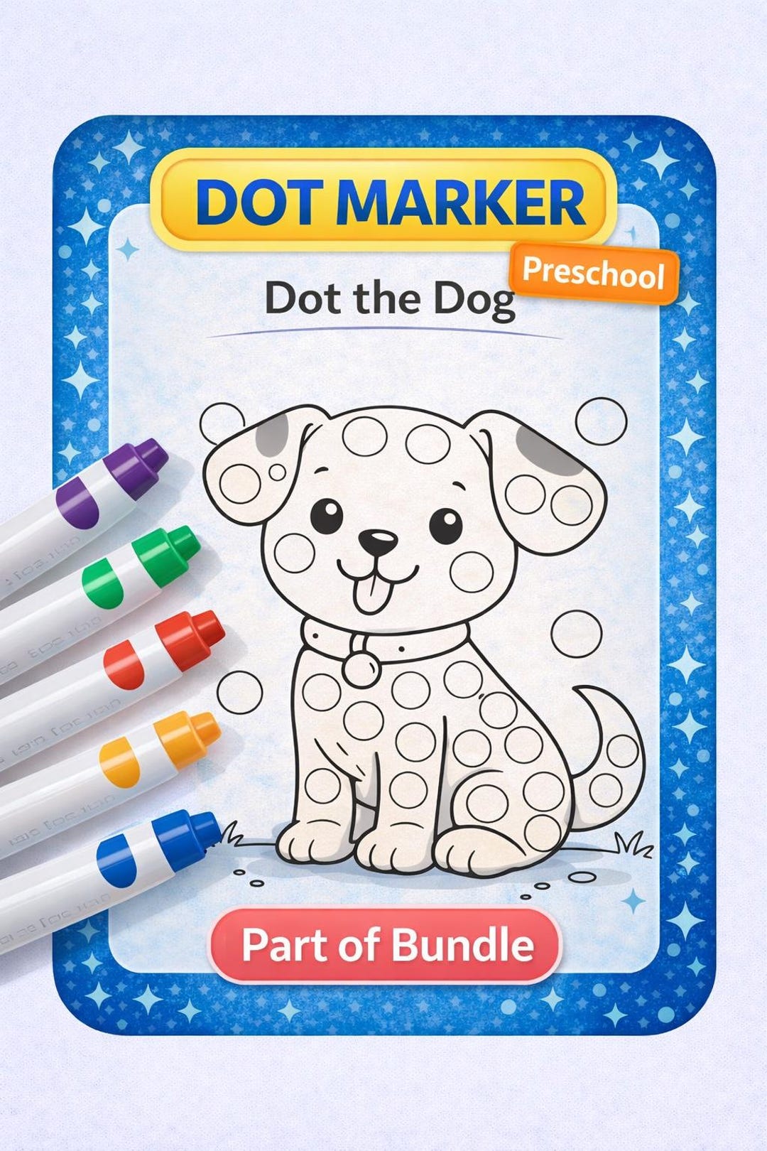 Dog Dot Marker Activity Printable | Preschool Fine Motor Skills ...