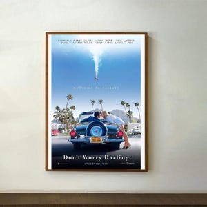 【額縁付き】 映画 ドント・ウォーリー・ダーリン A2 ポスター オシャレ部屋 Don't worry darling poster - Etsy 日本