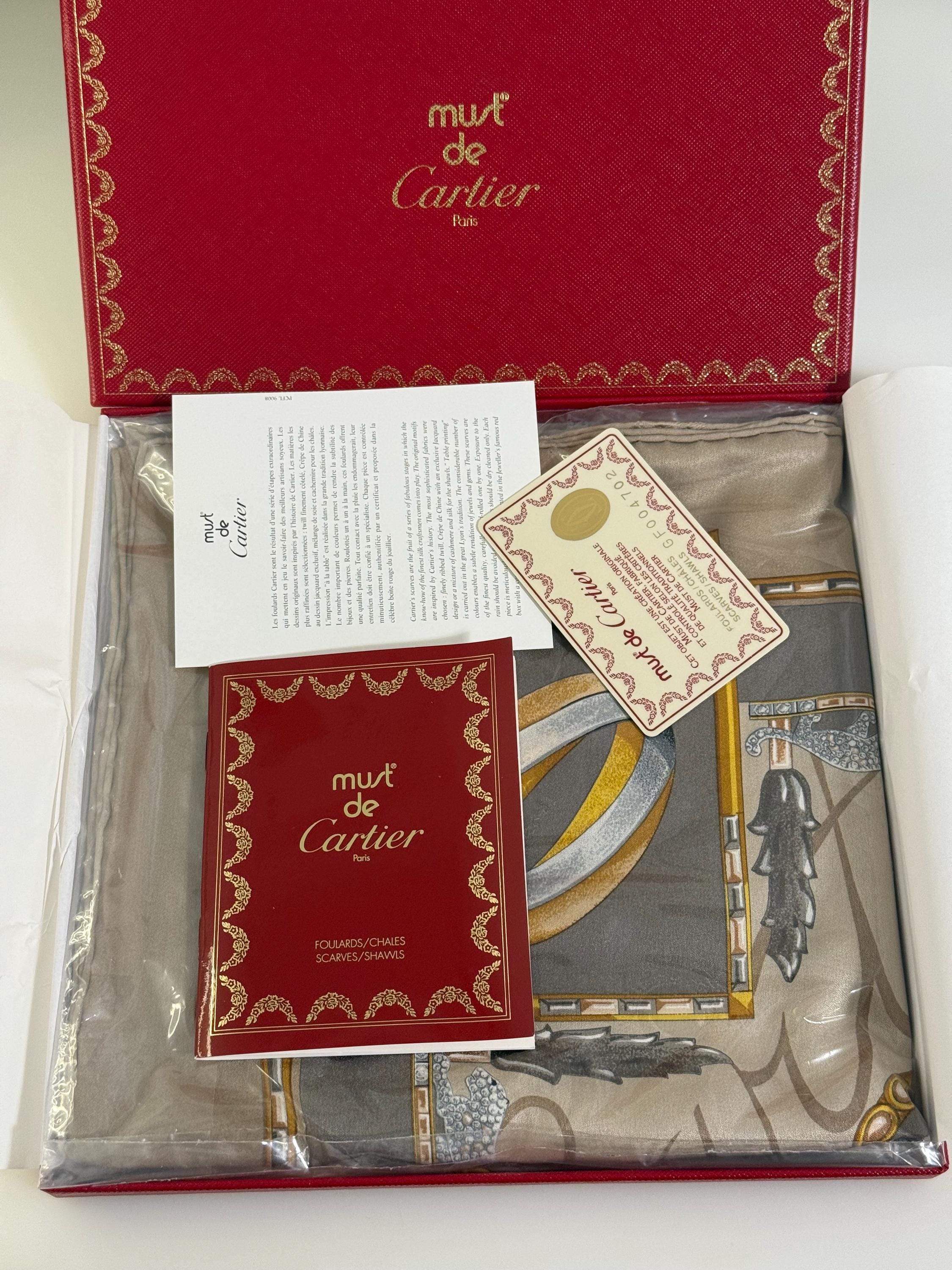 Must De Cartier Scarf - Etsy