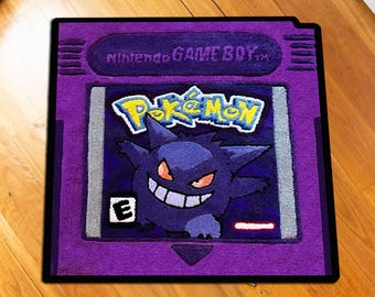 Nintendo Gameboy Cartridge-GBC Video Game rug,Red gameboy cartridge rug,Blue gameboy cartridge rug,Charizard rug,Ho-oh silver rug,custom rug