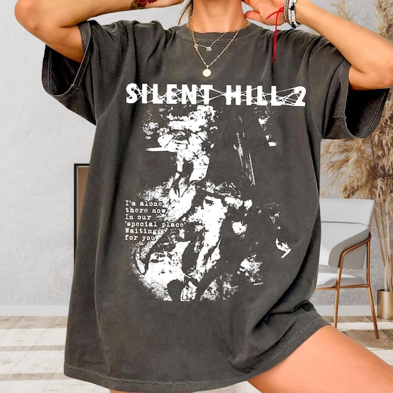 Silent Hill 2 Vintage Graphic Tee, Horror Game Shirt, Retro Gamer T-Shirt, Comfort Colors 1717 Unisex Tee