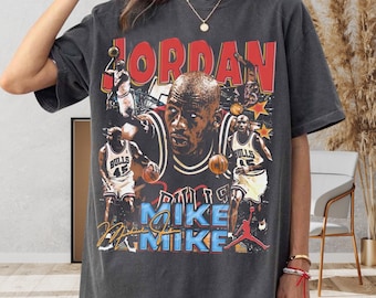 Michael Jordan Vintage Graphic Shirt, Comfort Colors 1717 Tee, Chicago Bulls Basketball Legend T-Shirt