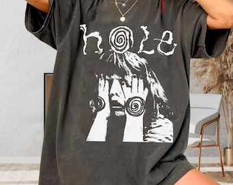 Hole Band T-Shirt Vintage Grunge Graphic Tee, 90s Alternative Rock Shirt, Unisex Comfort Colors 1717 Band Tee