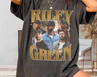 Riley Green Shirt Vintage Graphic Tee, Country Music Retro T-Shirt, Riley Green Concert Shirt, Unisex Comfort Colors 1717 Vintage Tee