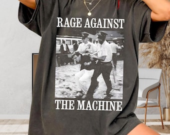 Rage Against The Machine T-Shirt, Vintage Rock Band Tee, Comfort Colors 1717 Shirt, Retro Graphic Music Tee, Unisex Streetwear Shirt