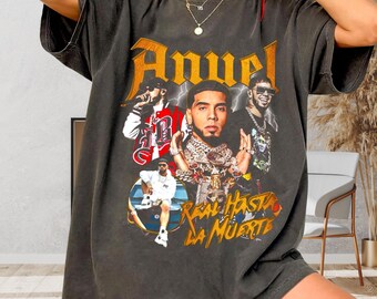 Anuel AA Vintage Retro Y2K T-Shirt – Comfort Colors 1717 Graphic Tee