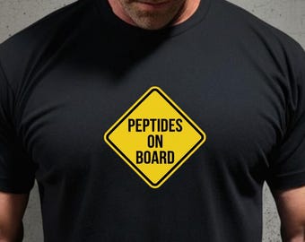 Anti-Peptide an Bord Shirt Biohacking Tee Fitness Gesundheit Langlebigkeit Anti-Aging Science Wellness Gym Lab Forschung Geschenk