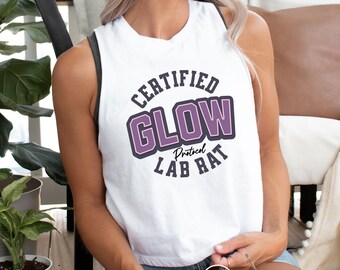 Anti-Peptid-Glüh-Protokol Komfort Farben Tank Top Biohacker Fitness Wachstums-Peptide Forschung Tee Dermatologie Hautpflege Wissenschaft Niedlicher Gym Tank