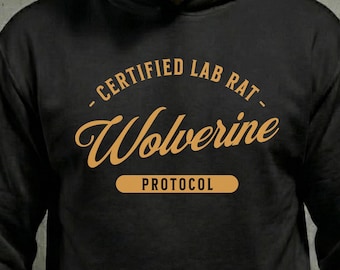 Wolverine-Protoll-Peptide Hoodie Therapie Biohacking Fitness Science Zertifizierte Laborratte