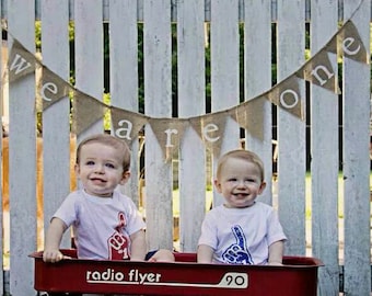 Twins First Birthday Decor
