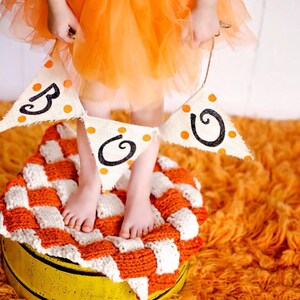 Boo Banner Halloween Banner Halloween Boo Banner Decoración de fiesta de Halloween Decoración de manto de Halloween