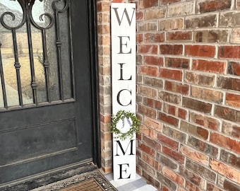 Welcome Sign For Front Porch Welcome Sign For Door Farmhouse Welcome Sign With Wreath Housewarming Gift Porch Decor Wooden Sign