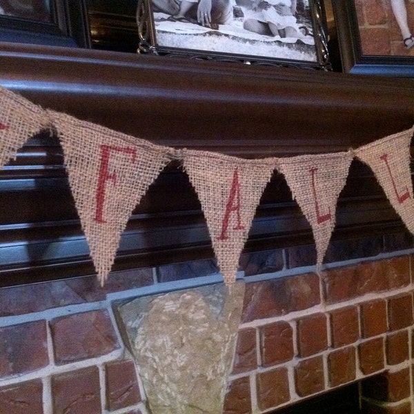 Fall Banner Fall Bunting Banner Fall Decor Fall Decorations For Home Fall Decor For Indoor Rustic Fall Decor Fall Mantle
