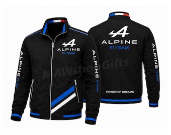 Alpine F1 Team Softshell-Jacke - Herren Racing Motorsport mit Reißverschluss