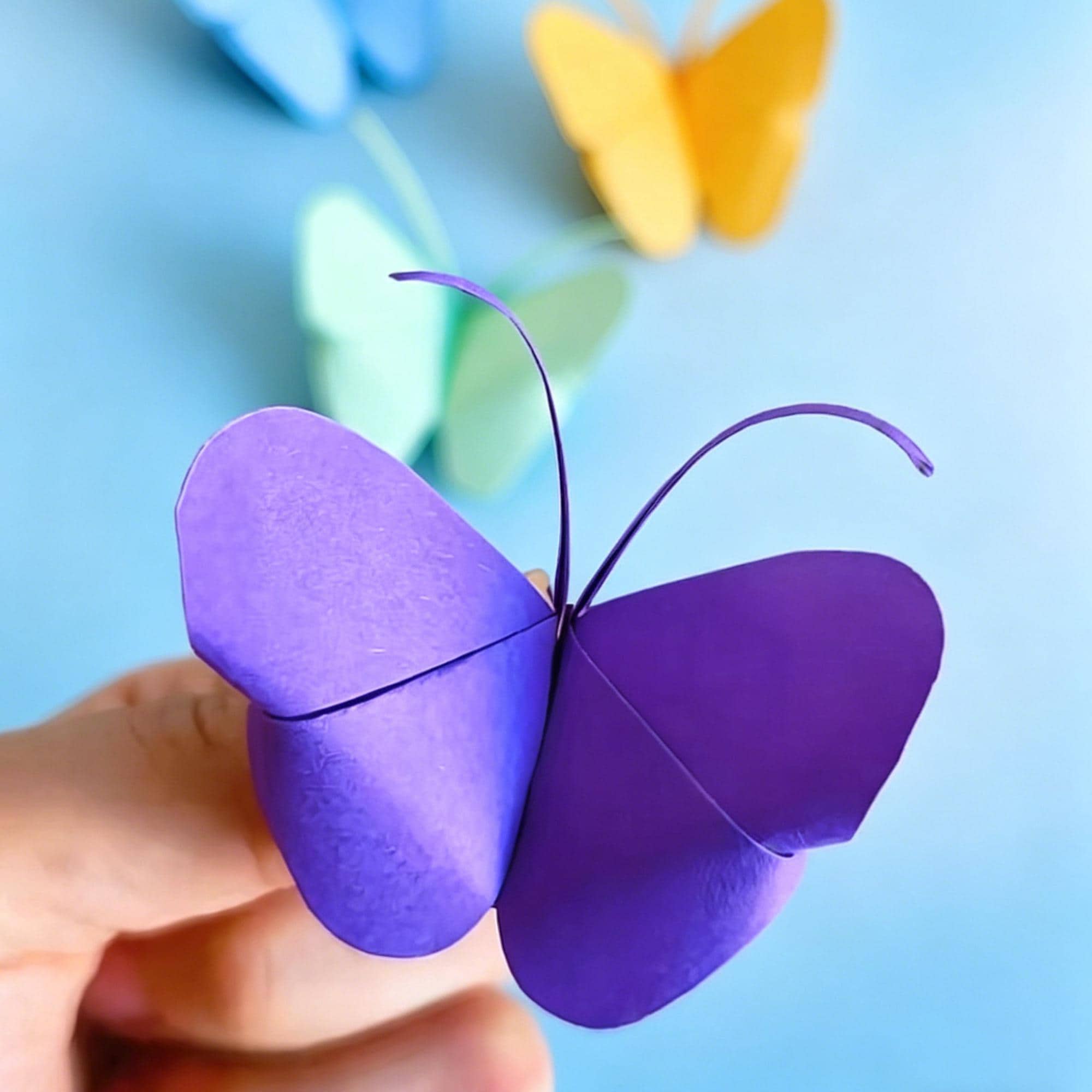 Tutorial Origami Motor Printable Origami Butterfly Tutorial for Kids 2-6 | Video Guide ...