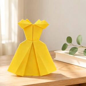 origami party dress Origami Evening Dress
