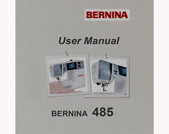 Bernina 485 _Bruksanvisning _Digital nedladdning _PDF-format