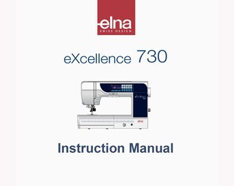Elna 730 eXcellence _Bruksanvisning _Digital nedladdning _PDF-format