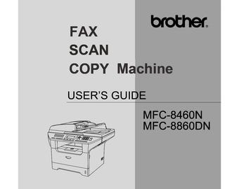 Brother MFC-8460N _8860DN kopiator _Bruksanvisning Manual _Digital nedladdning _PDF-format