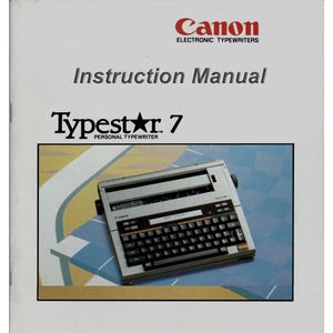 Canon キャノン　タイプライター　タイプスター6　※通電未確認※ Canon typestar - Etsy 日本