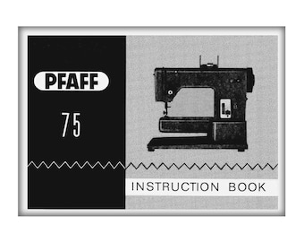 Pfaff 75 _Bruksanvisning +Digital nedladdning _PDF-format