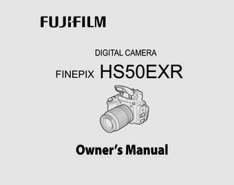Fuji HS50EXR digitalkamera _BRUKSANVISNING _Digital nedladdning _PDF-format