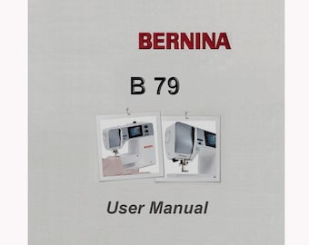 Bernina B79 _Bruksanvisning _Digital nedladdning _PDF-format