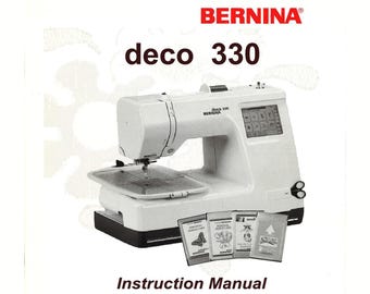 Bernina Deco 330 _Bruksanvisning _Digital nedladdning _PDF-format