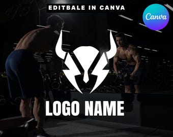Sjabloon sportschoollogo| Wijzig kleuren en lettertypen in enkele minuten