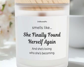 Candela Fresh Start per donne, regalo per superare il divorzio, candela che infonde forza, regalo per un nuovo capitolo, candela per l'amore e la guarigione di sé.