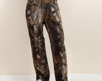 Vintage 90s Y2K Wrangler Camo Camouflage Realtree Baggy Jeans Denim 32x29