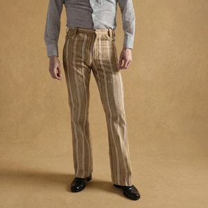 Mens Vintage Striped Pants - Etsy