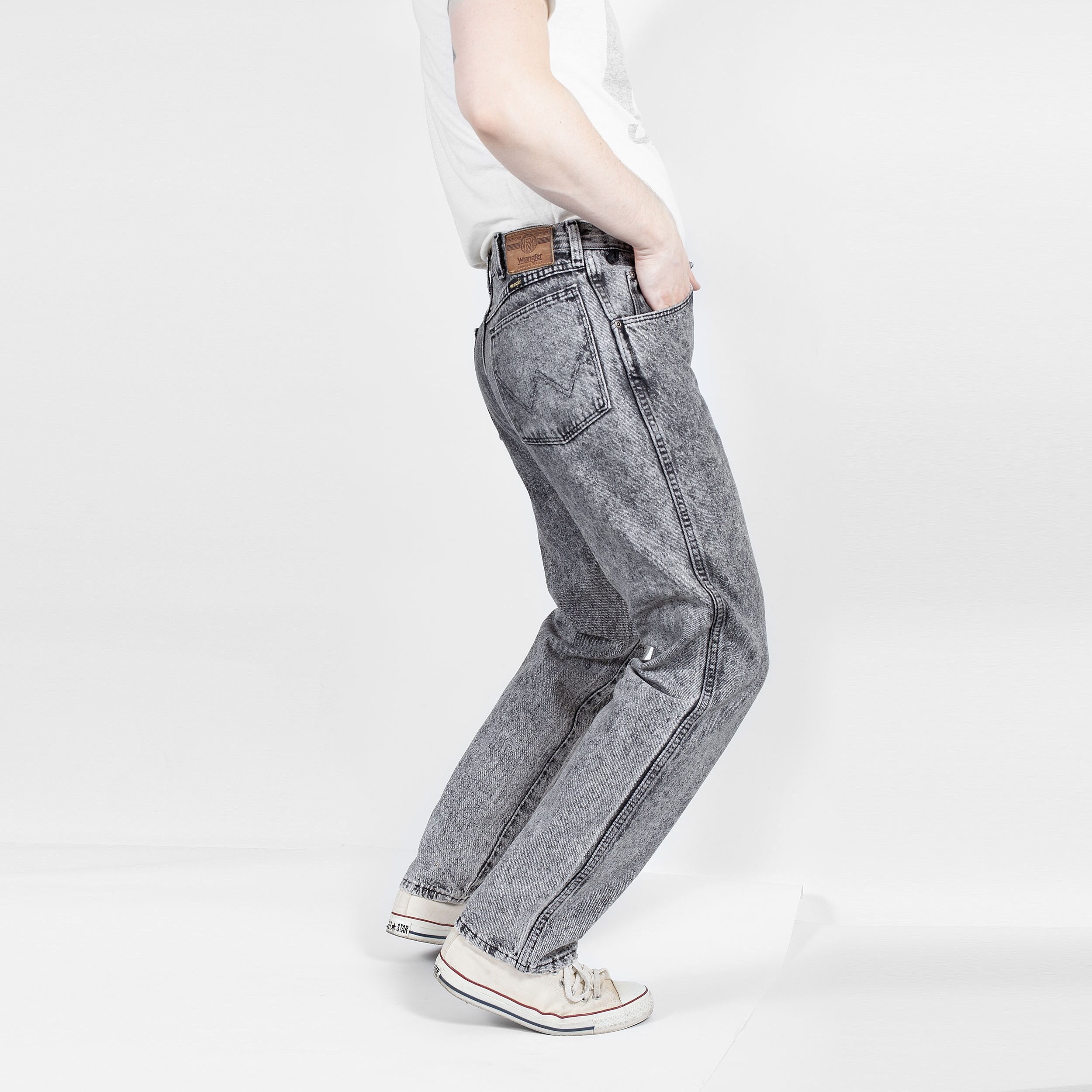 White Wrangler Jeans