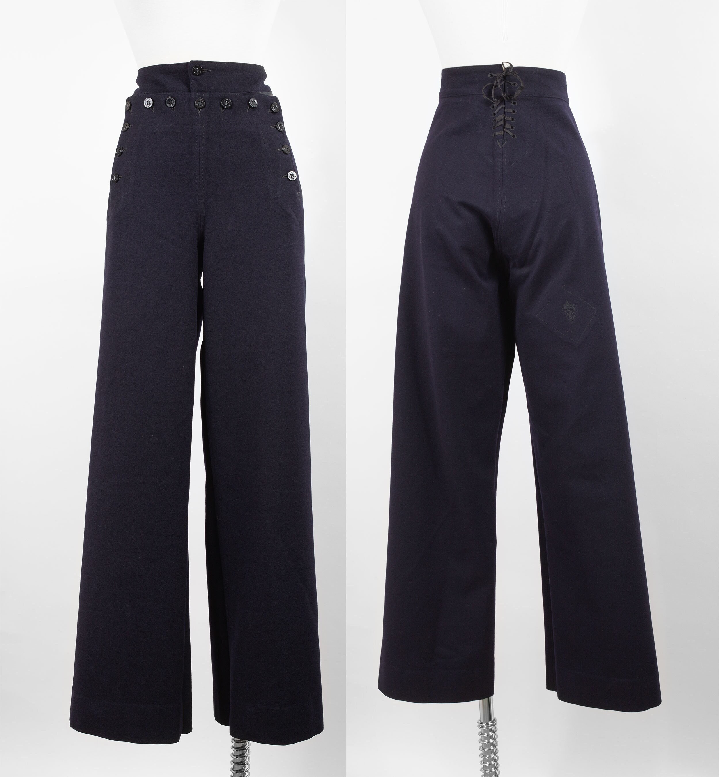 Wool Sailor Pants - Etsy