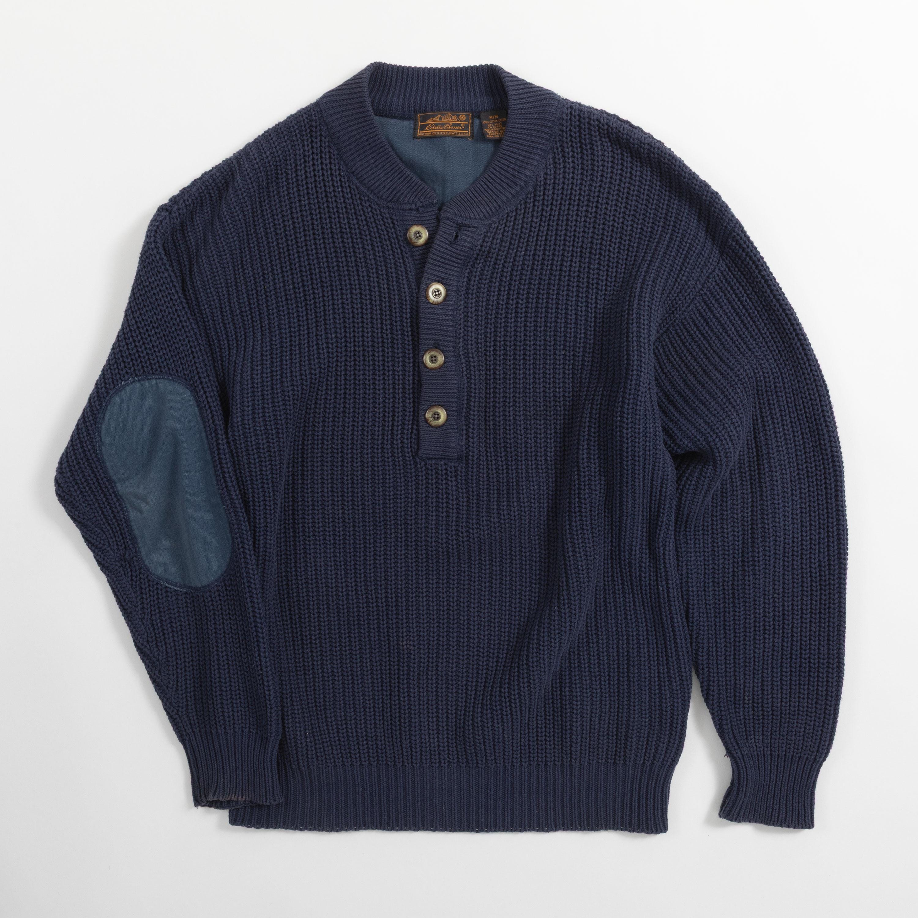 90s Knit Sweater Eddie Bauer - Etsy
