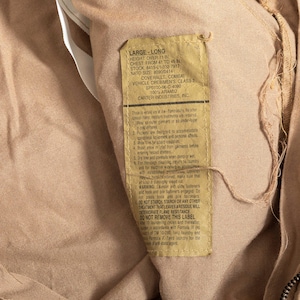 Vintage Y2K Desert Tan Military Jumpsuit Military Issue | Nomex CVC Flight Suit | Gorpcore Industrial Coveralls | Utility Suit | Large Long image 4