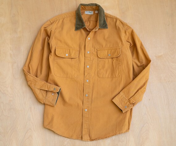 vtg LL Bean USA made canvas field Jac shirt jacket