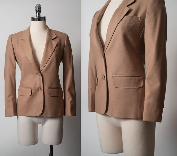 Women's plus size camel blazer Clearance