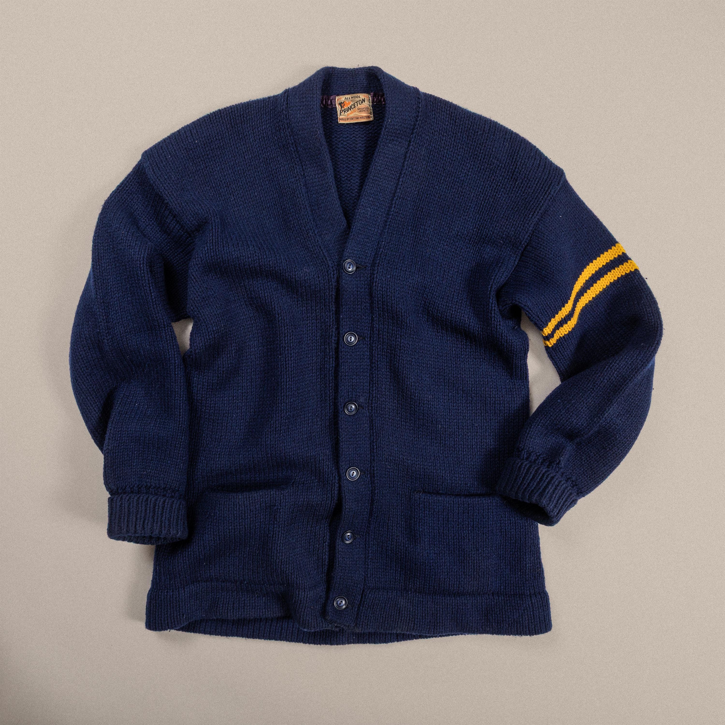 Vintage Varsity Letterman Sweater - Etsy