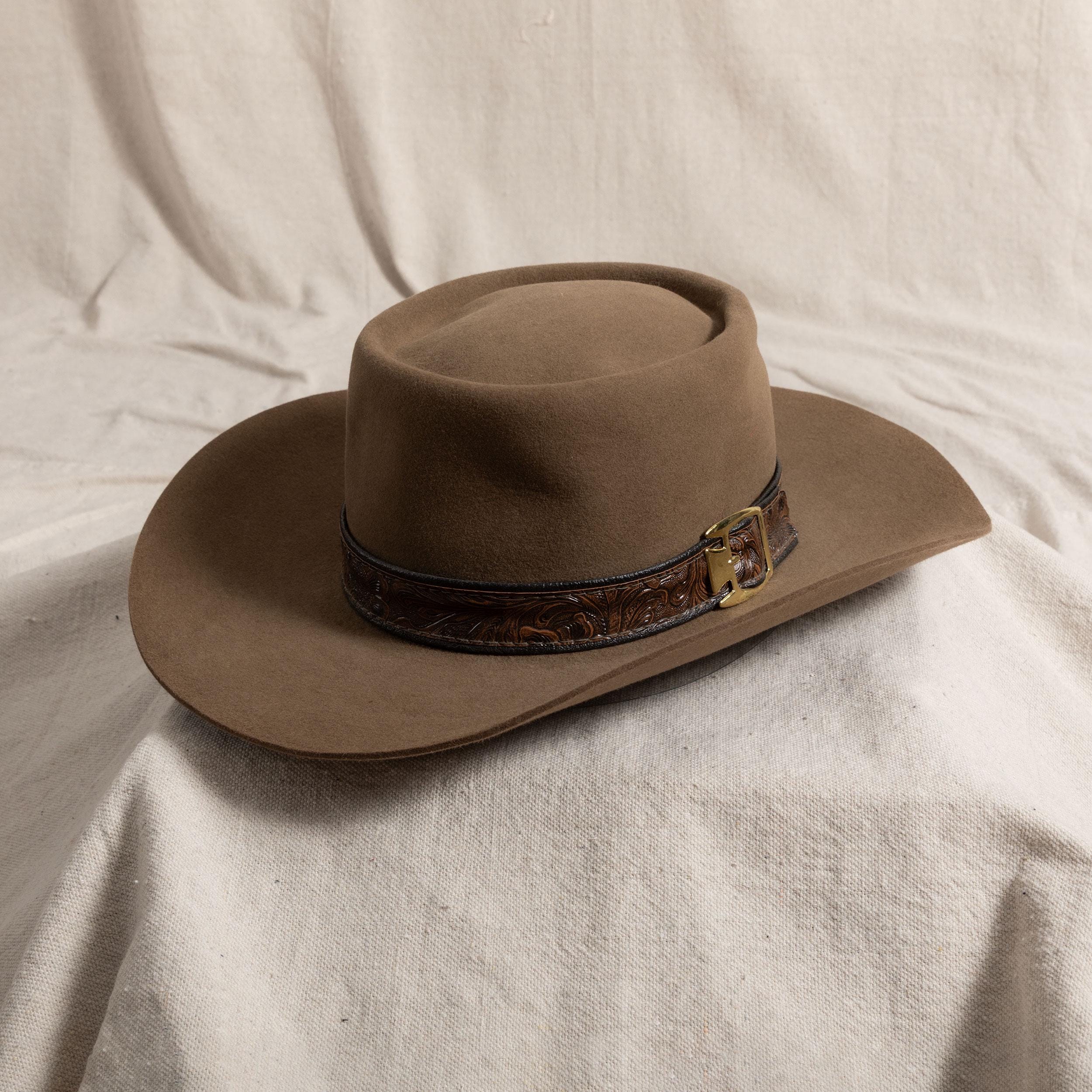 Vintage 70s 80s Stetson 3X Beaver Revenger Gambler Cowboy 