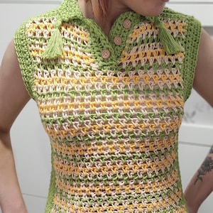 Polo o camiseta Maracuyá Gloriarte Crochet