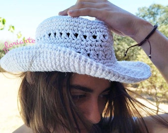 Gloriarte White Cruise Hat