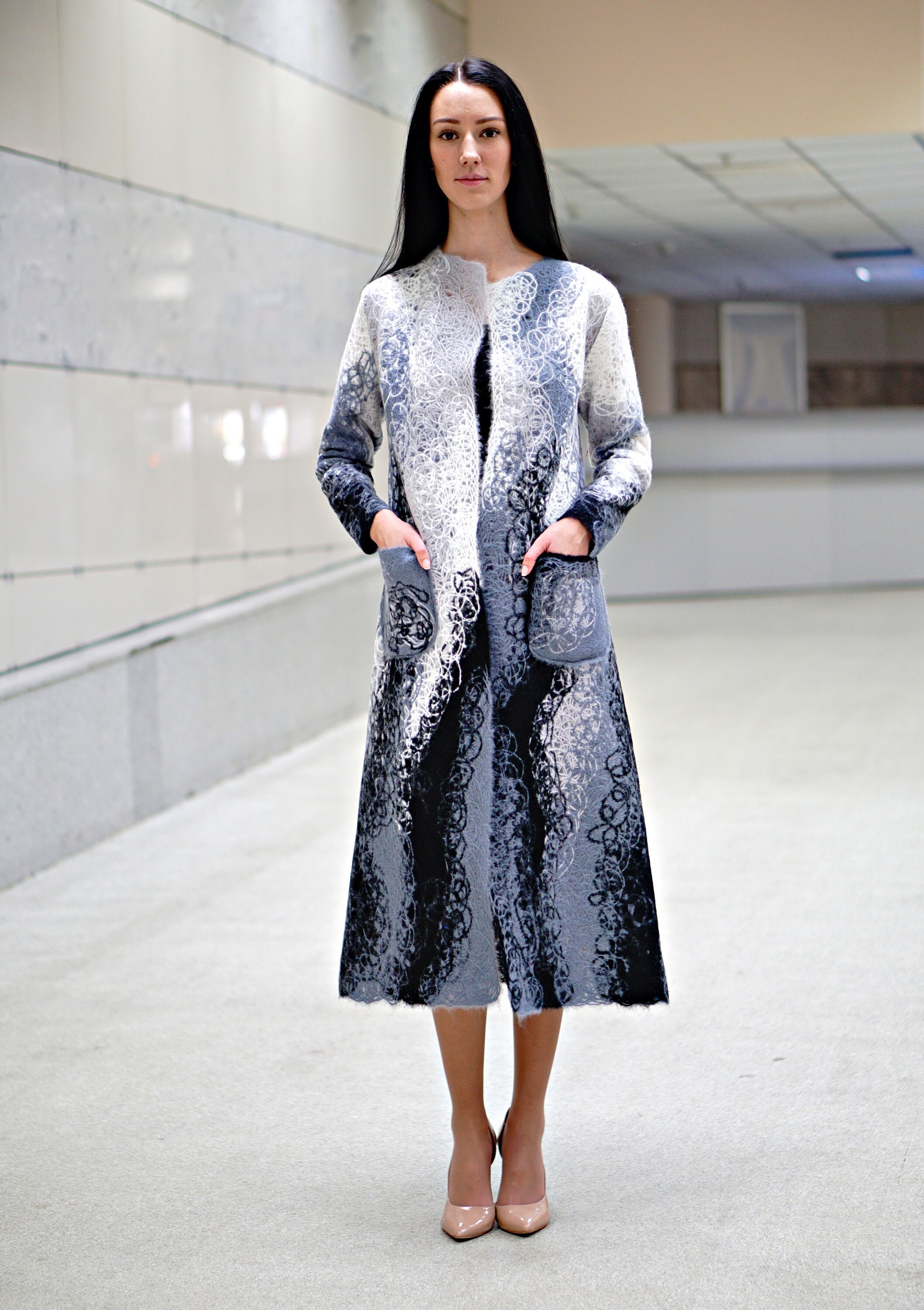 Lightweight summer coat Light and Shadow Etsy